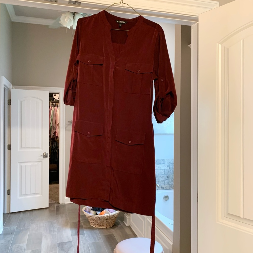 Burgundy Express Dress